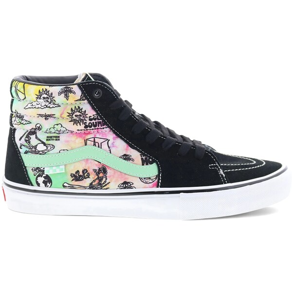 Vans バンズ メンズ スニーカー  【Vans Skate Sk8-Hi Shroom Doom Black Green】  大きさ US_6.5(24.5珊) Black/Green