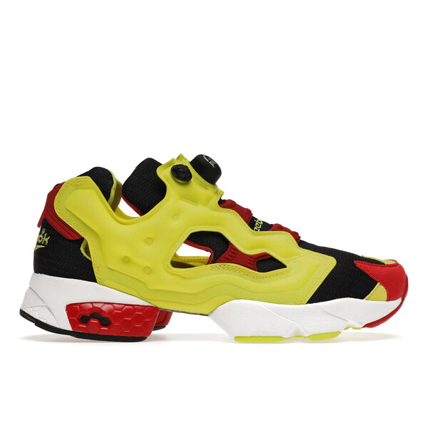 Reebok リーボック メンズ スニーカー  【Reebok Instapump Fury Prototype Citron】  大いさ US_9.5(27.5糎) Black/Hyper Green-Reebok Red-White