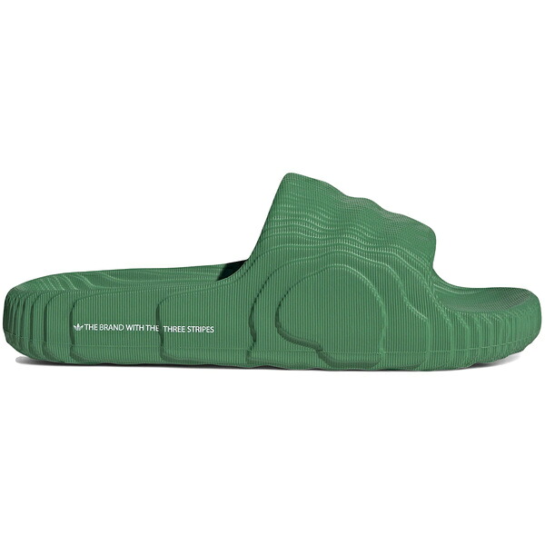 adidas アディダス メンズ スニーカー  【adidas Adilette 22 Slides Green White】  大いさ US_M_15 Green/Cloud White/Green