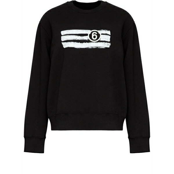 マルタンマルジェラ レディース ニット&セーター アウター Jersey sweatshirt Black｜asty