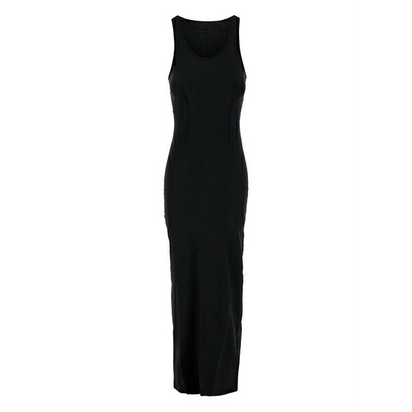 マルタンマルジェラ レディース ワンピース トップス Sleeveless midi dress Black|asty