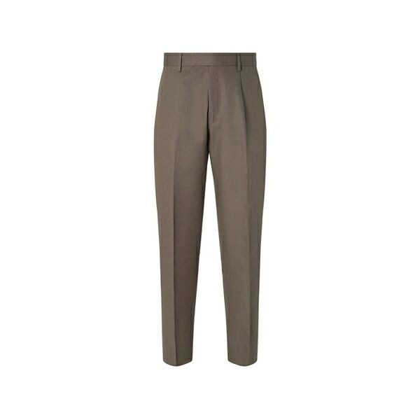 ゼニア メンズ カジュアルパンツ ボトムス Pleated trousers Grey｜asty