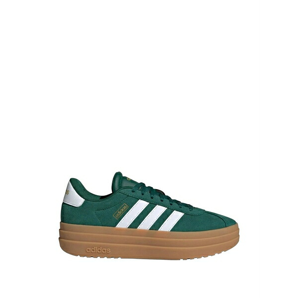 アディダス レディース スニーカー シューズ Three-stripes platform-heel sneakers Green