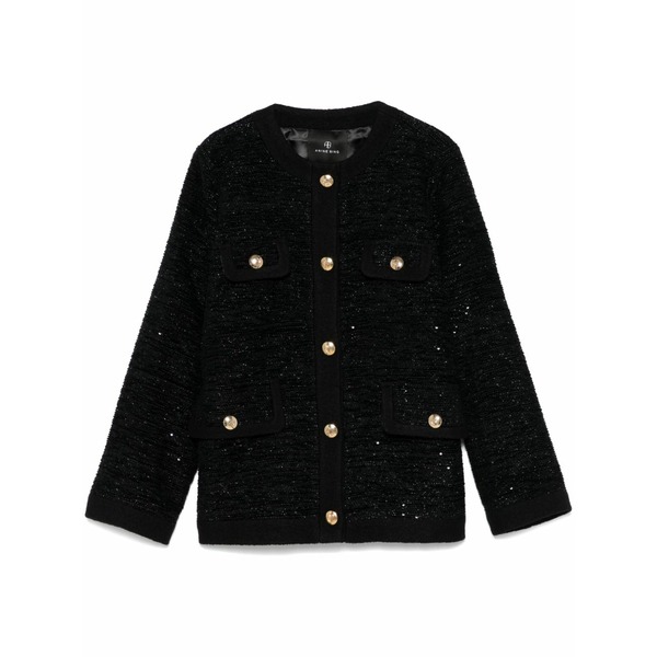 アニービン レディース 上衣＆上衣 アウター Lydia jacket Black