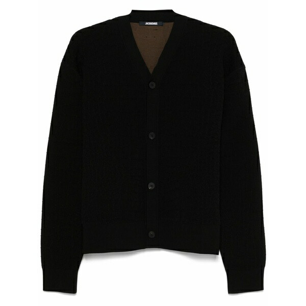 ジャクエムス メンズ ジレー アウター Le scala cardigan Black