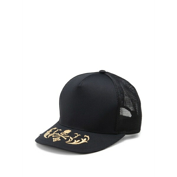 お師匠さん肝ったま 世界 メンズ 鳥打ち帽 付属物 Embroidered cap -