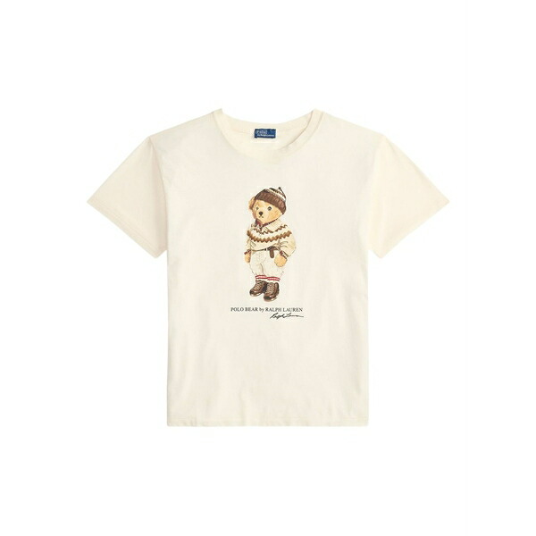 ラルフローレン レディース プルオーバー トップス Polo bear t-shirt White