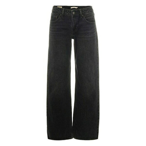 リーヴァイズジーンズ レディース ジーンズズボン下 ボトムス Low-rise straight-leg jeans Black