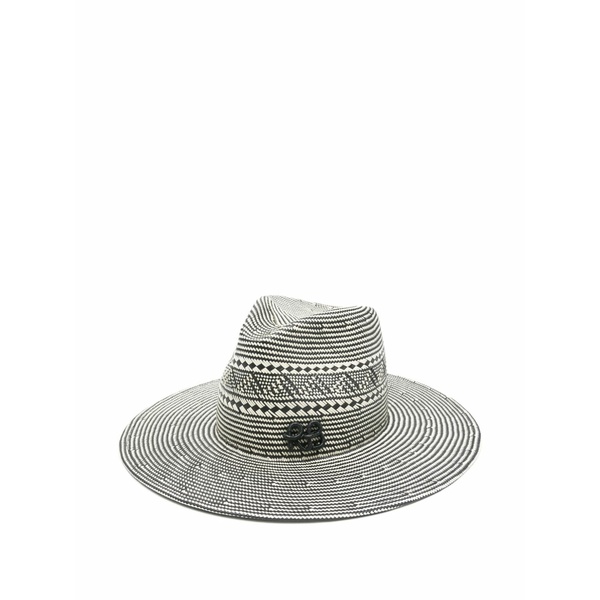 ラスランバジンスキー レディース 鳥打ち帽 付属物 Patterned logo-detail hat White