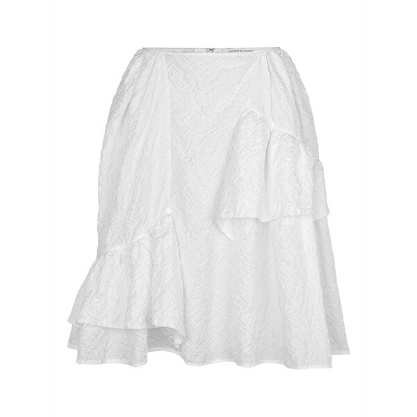 セシリー・バンセン レディース スコート ボトムス Ruffled MIDI skirt White