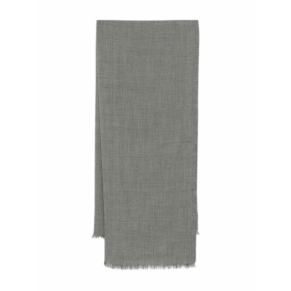 デスティン メンズ えり巻き・袈裟・えり巻き 付属物 Prince of wales wool scarf Grey