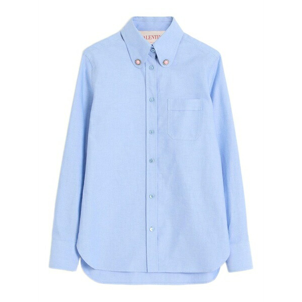 ヴァレンティノ ガラヴァーニ レディース ティーシャツ トップス Long-sleeve shirt Blue トップス-シャツ・ブラウス-レディースファッション