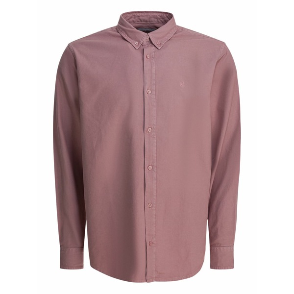 鉄道車両ハート型 メンズ プルオーバー トップス Bolton shirt Pink