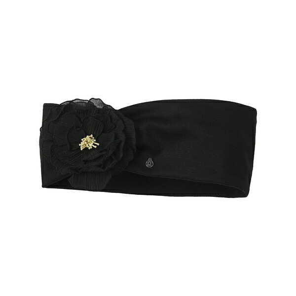 メゾンミッシェル レディース 帽子 アクセサリー Kristin hat Black|asty