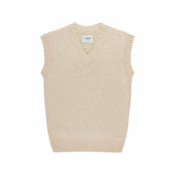 チルコロ1901 メンズ プルオーバー トップス V-neck vest Neutrals