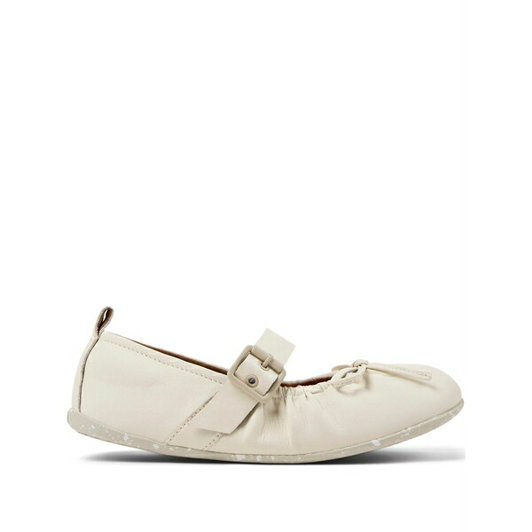 カンペール レディース サンダル シューズ Wabi buckled ballerinas White|asty