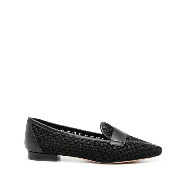 エージーエル レディース スリッポン・ローファー シューズ Blanca plots woven loafers Black
