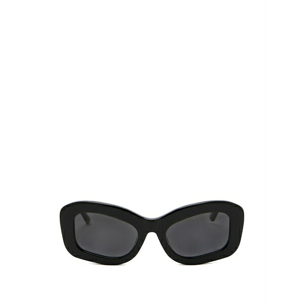 ジ アティコ レディース 黒眼鏡＆アイウェア 付属物 Rectangle-frame sunglasses Black サングラス-眼鏡・サングラス