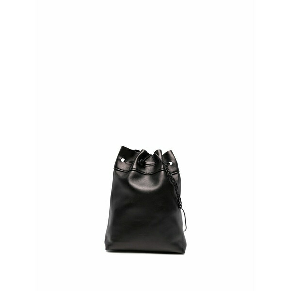 フォルテ フォルテ レディース ショルダーバッグ バッグ Drawstring crossbody bag Black