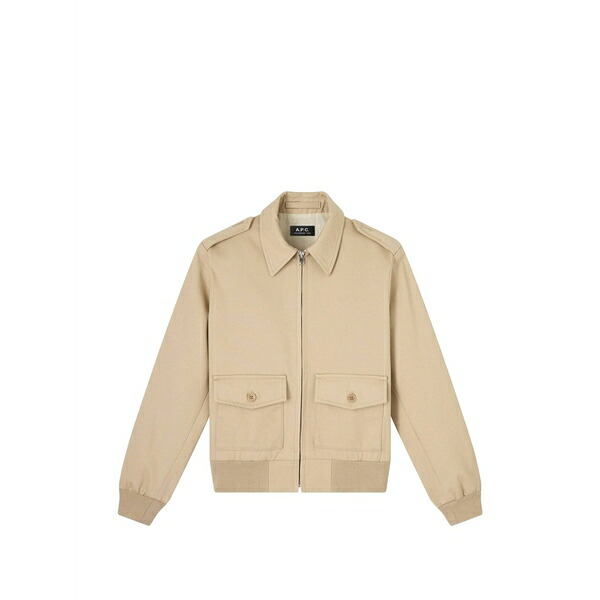 アーペーセー レディース ジャケット＆ブルゾン アウター Milesa button pockets jacket Neutrals｜asty