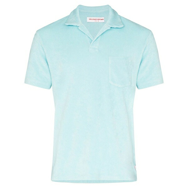 オール赤ちょうちん 赤銅色 メンズ スポーツシャツ トップス Fleece-texture design polo shirt Blue