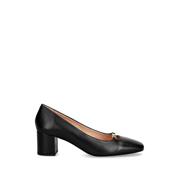 優しいこと モスキーノ レディース パンプス シューズ Heart-charm pumps Black パンプス-レディース靴-靴