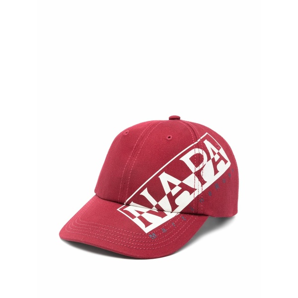 ナパピリ メンズ かぶり笠 佩び物 Logo hat Red