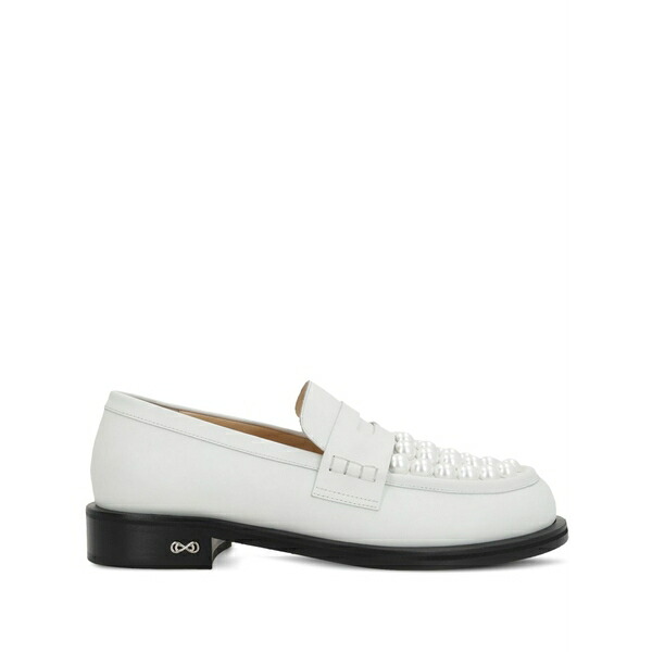 マッハ アンド マッハ レディース スリッポン・ローファー シューズ Caddy loafers White