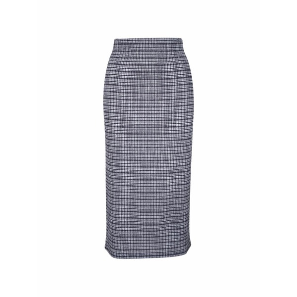 ヴィンス レディース スコート ボトムス Plaid elasticated skirt Black スカート-レディースファッション