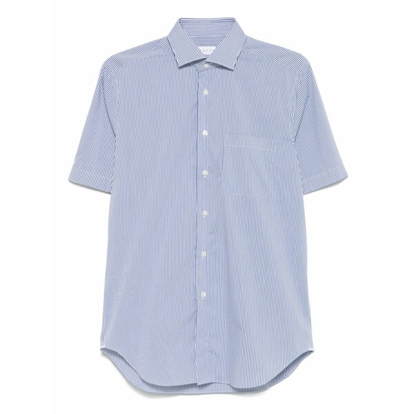 ザカス メンズ シャツ トップス Striped shirt Blue|asty