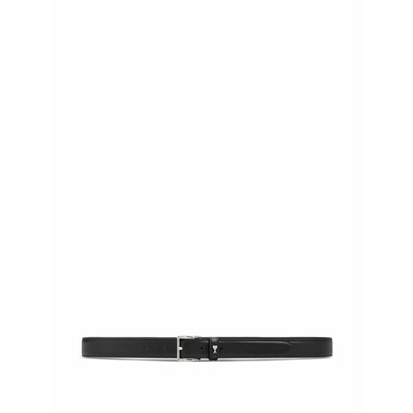 意中の女 メンズ 胴締め 佩び物 Paris paris leather belt (25粍) Black