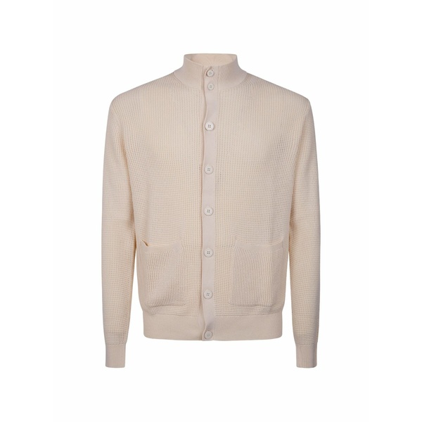 バランタイン メンズ ジレー アウター Long-sleeve cardigan Neutrals