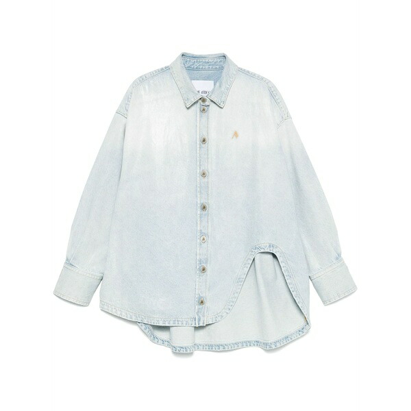 ジ アティコ レディース 上衣＆上衣 アウター Diana shirt jacket Blue