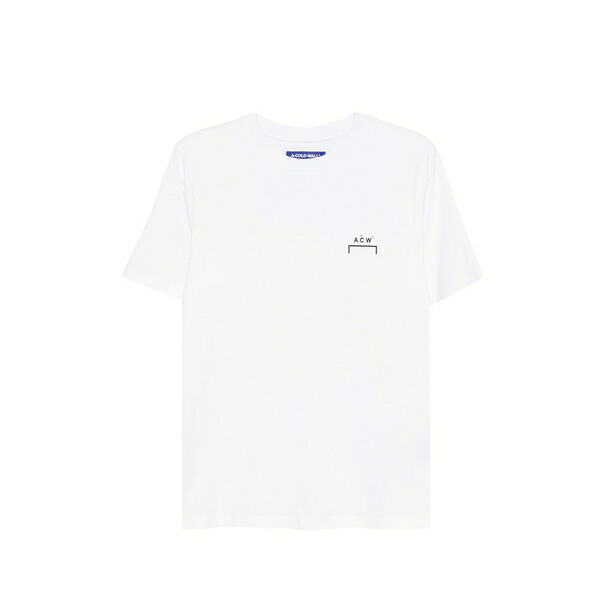 アコールドウォール メンズ Tシャツ トップス Logo-print t-shirt White｜asty