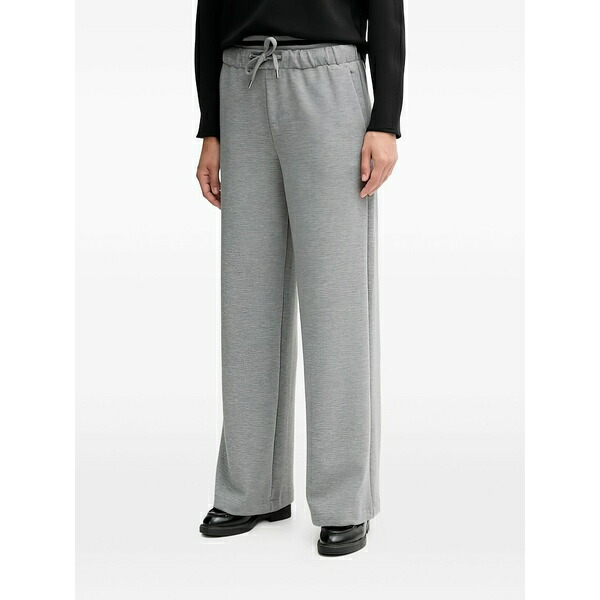 ベネトン  レディース カジュアルパンツ ボトムス Drawstring wide-leg trousers Grey