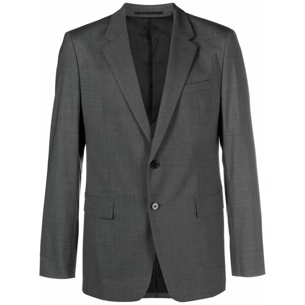 セオリー メンズ ジャケット＆ブルゾン アウター Single-breasted tailored blazer Grey｜asty