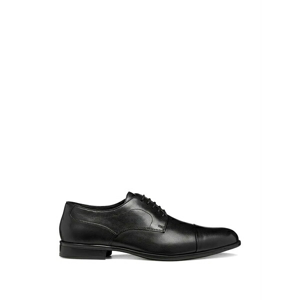 ジェオックス メンズ ドレスシューズ シューズ Cap toe lace-up shoes Black