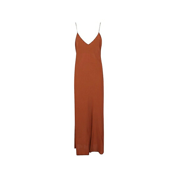 アルベルト ビアーニ レディース 衣装 トップス Spaghetti-strap bias-cut dress Brown