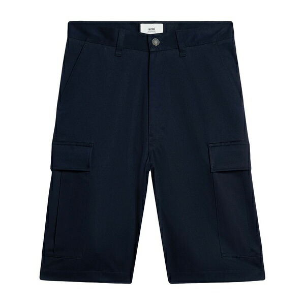 意中の女 メンズ 心地好いズボン下 ボトムス Straight-leg cargo shorts Blue
