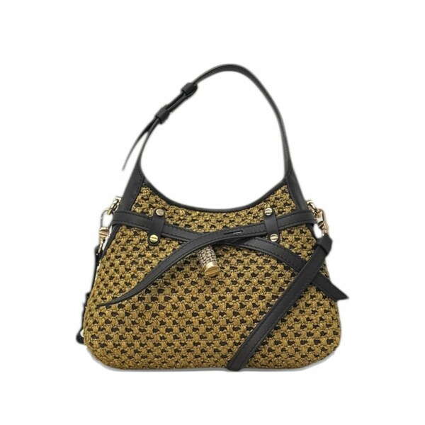 ボルボネーゼ レディース ショルダーバッグ バッグ Mini halo shoulder bag Yellow｜asty