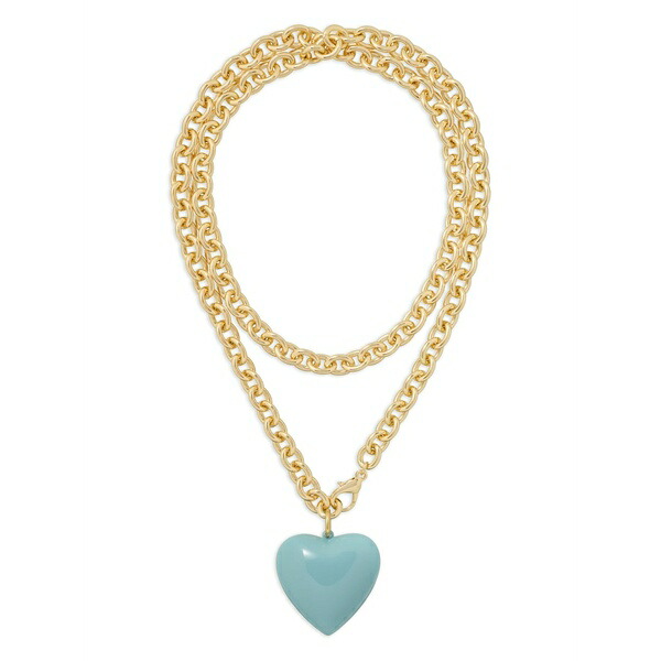 ロクサンヌ・アスリン レディース ネックレス・チョーカー・ペンダントトップ アクセサリー Big puffy heart charm necklace Gold｜asty