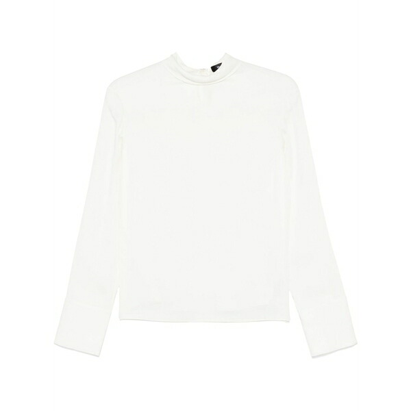 行動論理 レディース プルオーバー トップス Scarf-detail silk blouse Neutrals