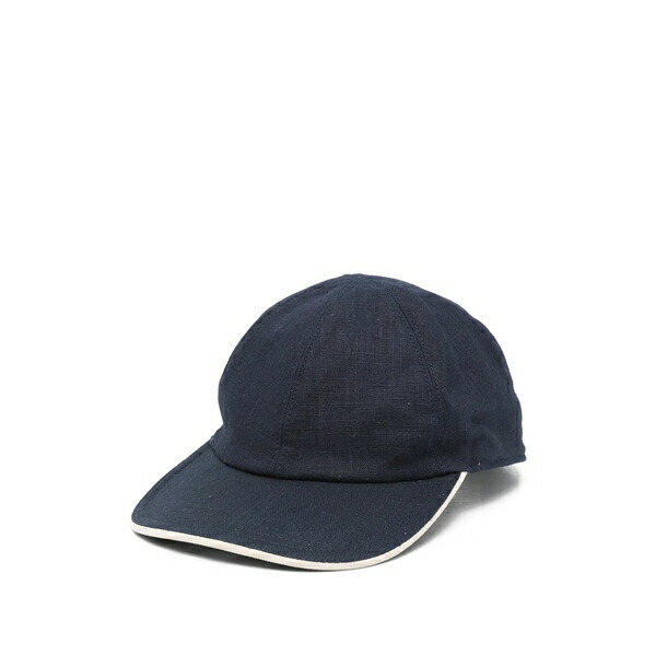 イレブンティ メンズ かぶり笠 佩び物 Curved-peak cap Blue