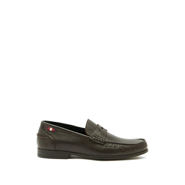 バリー メンズ スリッポン・ローファー シューズ Cronus leather loafers Brown