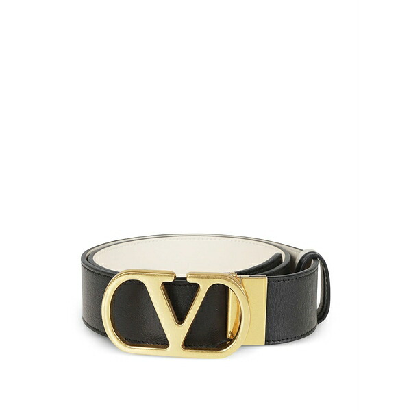 ヴァレンティノ ガラヴァーニ レディース 三尺帯 付属物 V-logo leather belt Black