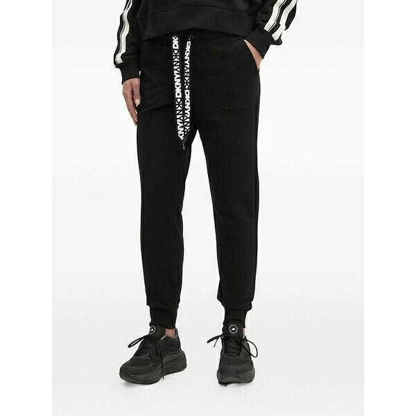 ダナ キャラン ニューヨーク レディース カジュアルパンツ ボトムス Drawstring detail trousers Black