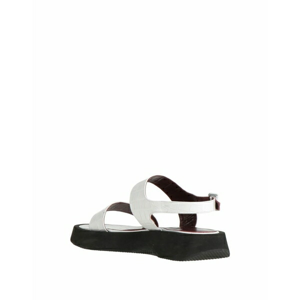 幅広type ステゥド サンダル シューズ レディース Sandals White