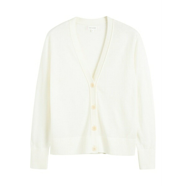 チンティアンドパーカー レディース ジレー アウター Button v-neck cardigan Neutrals