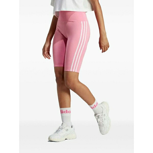 アディダス レディース 心地好いズボン下 ボトムス High-waisted shorts Pink