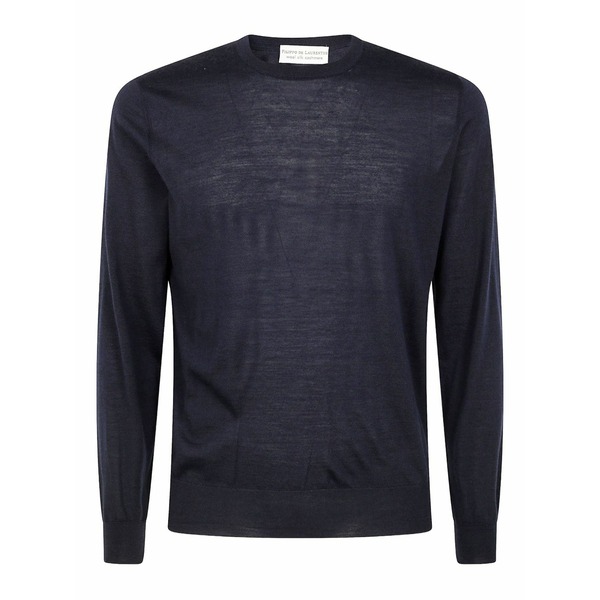 フィリッポ デ ラウレンティス メンズ ニット\u0026セーター アウター Crew-neck jumper Blue